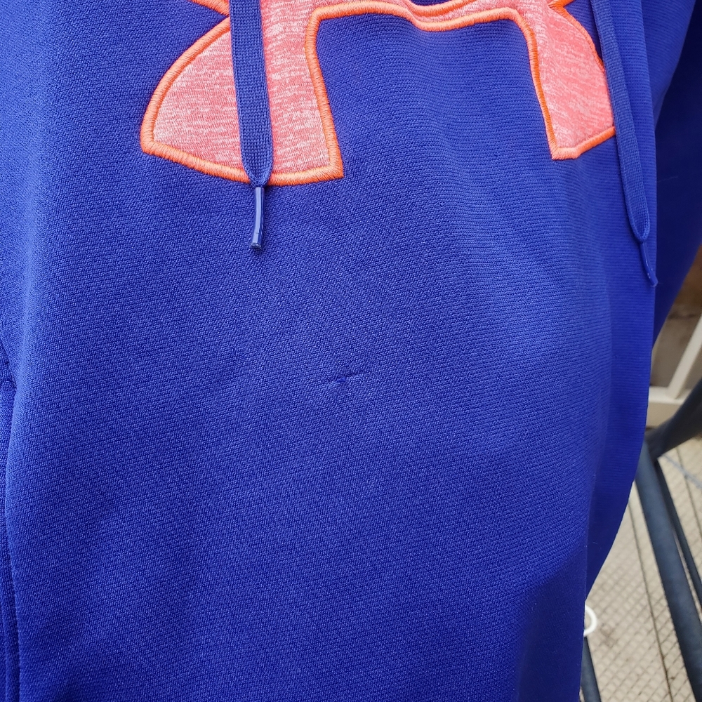 Blue/Coral Under Armour Hoodie - Picture 5 of 7